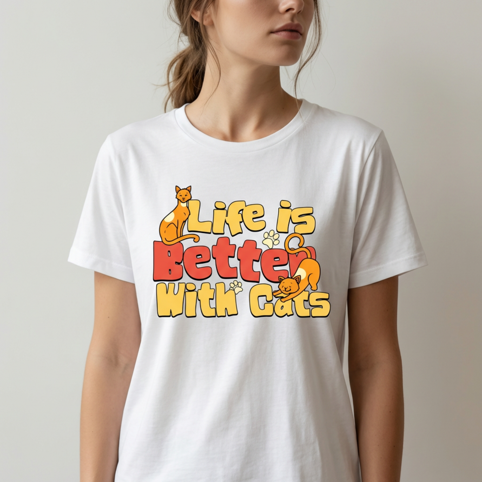 Life Is Better With Cats T-Shirt
