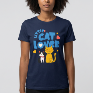 Little Cat Lover T-Shirt Navy