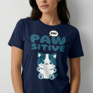 Pawsitivity T-Shirt Navy