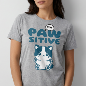 Pawsitivity Grey